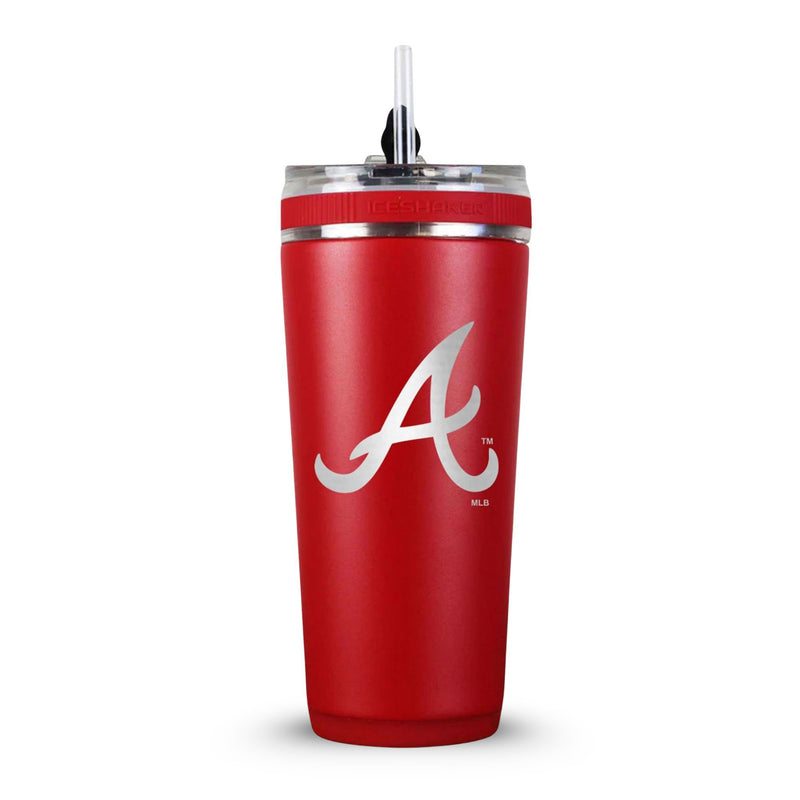 Load image into Gallery viewer, Officially Licensed Atlanta Braves 26oz Flex Bottle
