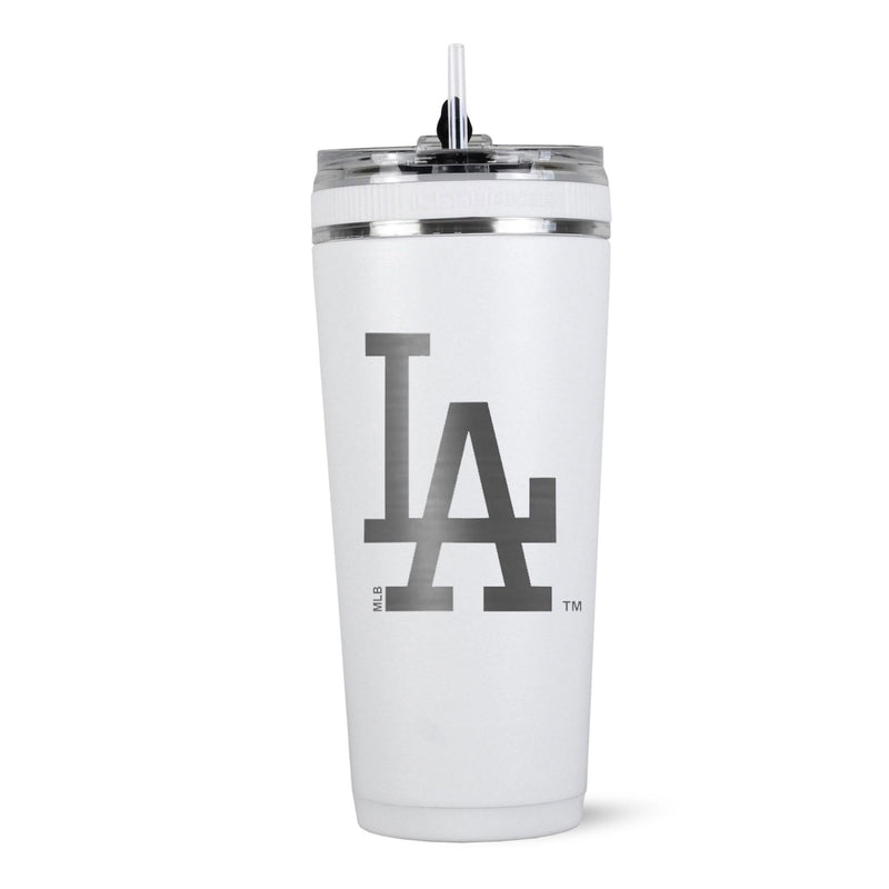 Load image into Gallery viewer, Officially Licensed Los Angeles Dodgers 26oz Flex Bottle (Alternate Logo) - White
