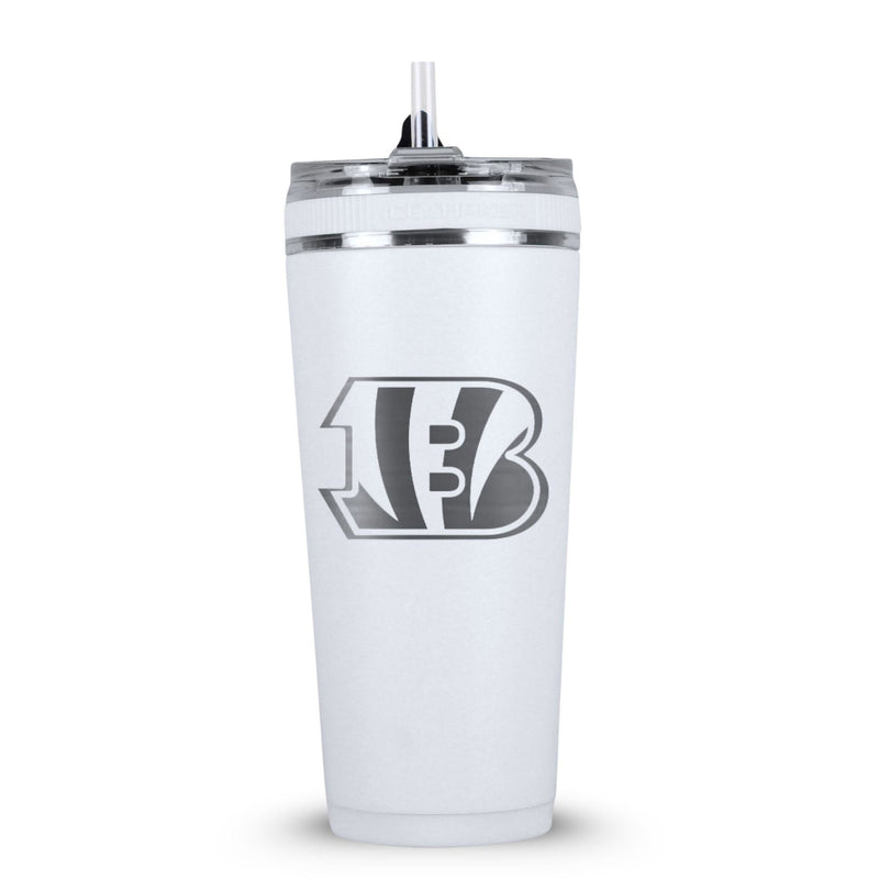 Load image into Gallery viewer, Officially Licensed Cincinnati Bengals 26oz Flex Bottle
