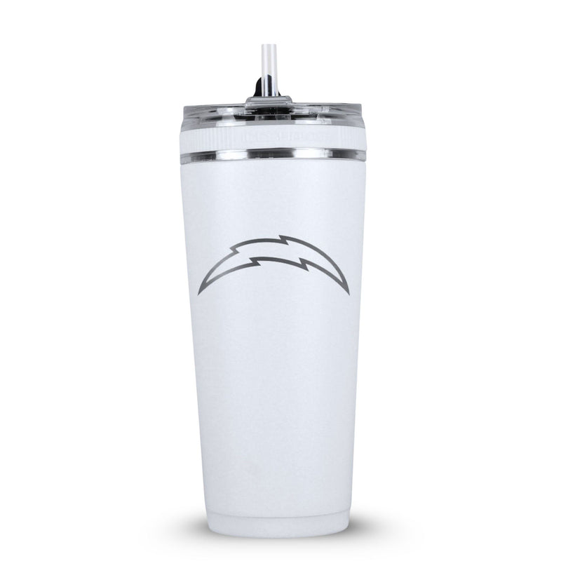 Load image into Gallery viewer, Officially Licensed Los Angeles Chargers 26oz Flex Bottle

