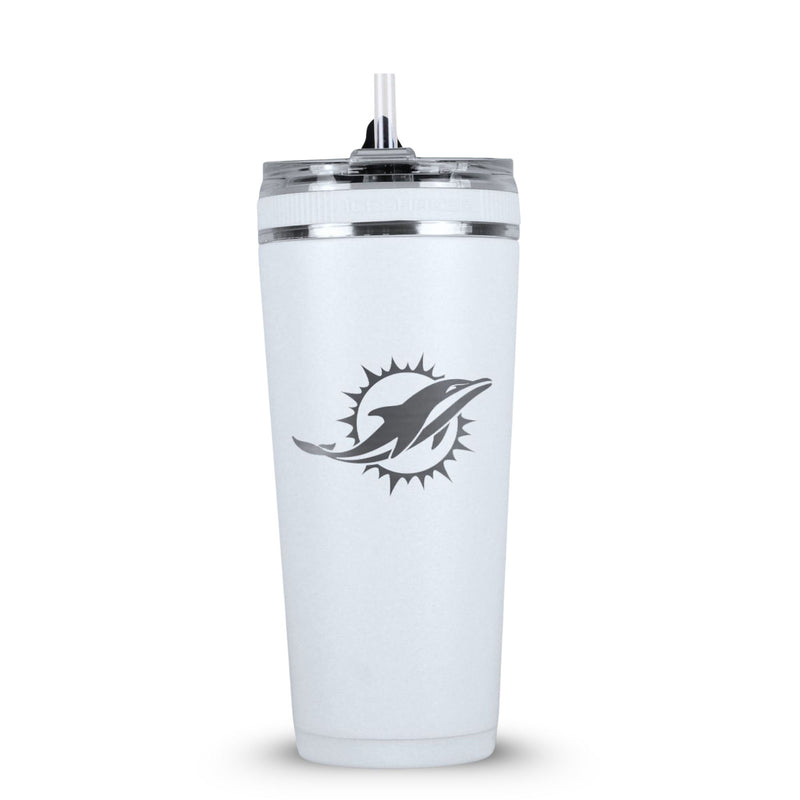 Load image into Gallery viewer, Officially Licensed Miami Dolphins 26oz Flex Bottle
