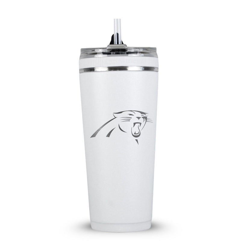 Load image into Gallery viewer, Officially Licensed Carolina Panthers 26oz Flex Bottle
