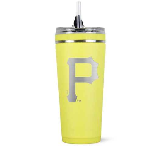 Officially Licensed Pittsburgh Pirates 26oz Flex Bottle - Yellow