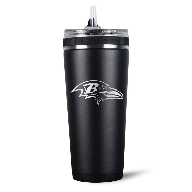 Load image into Gallery viewer, Officially Licensed Baltimore Ravens 26oz Flex Bottle
