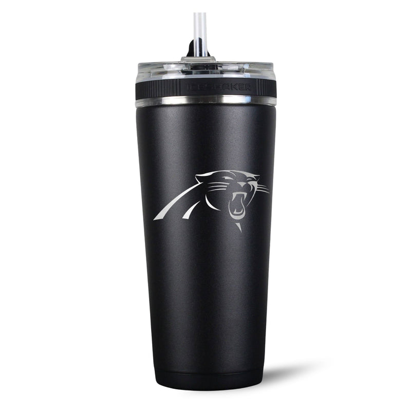 Load image into Gallery viewer, Officially Licensed Carolina Panthers 26oz Flex Bottle
