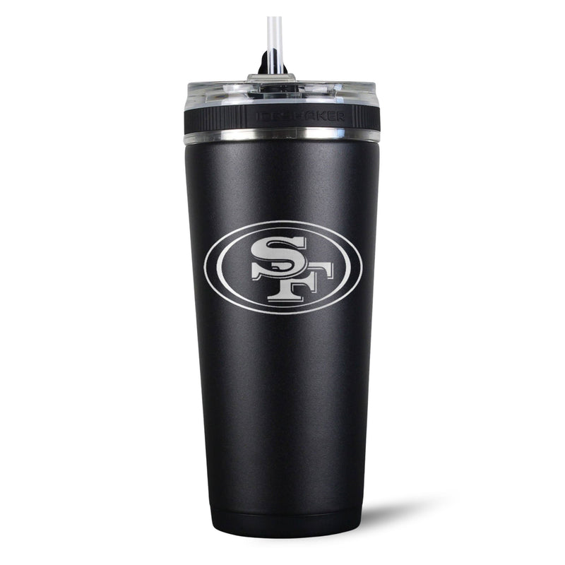 Load image into Gallery viewer, Officially Licensed San Francisco 49ers 26oz Flex Bottle
