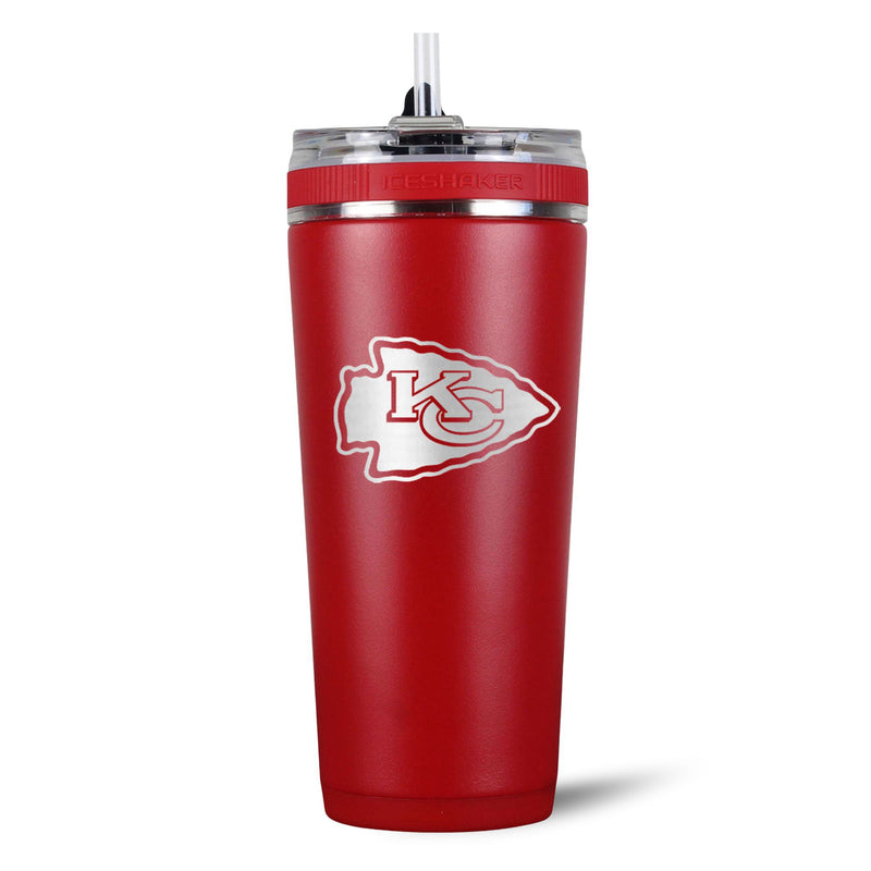 Load image into Gallery viewer, Officially Licensed Kansas City Chiefs 26oz Flex Bottle
