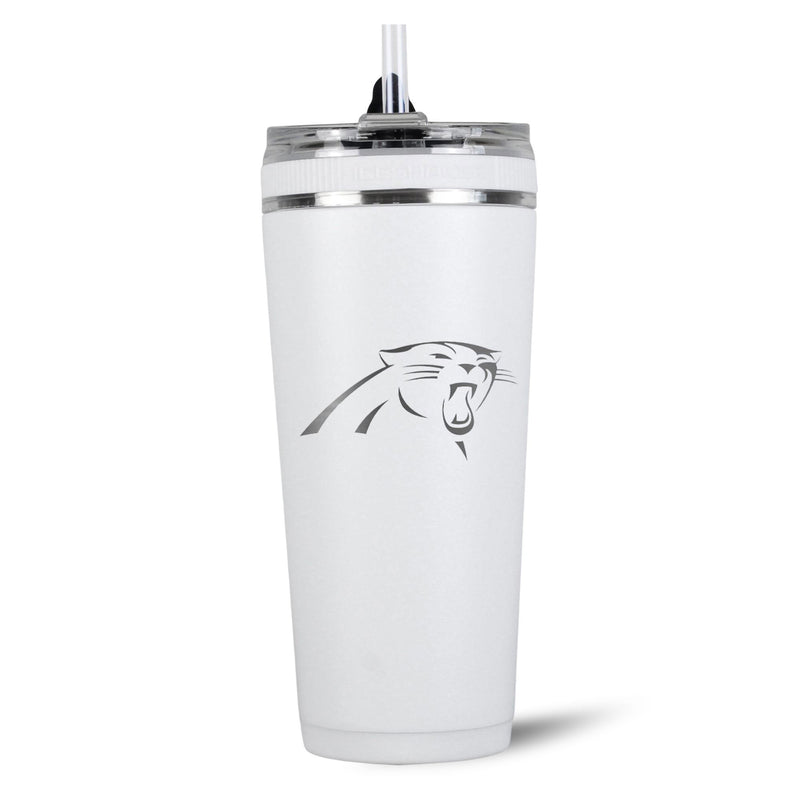 Load image into Gallery viewer, Officially Licensed Carolina Panthers 26oz Flex Bottle
