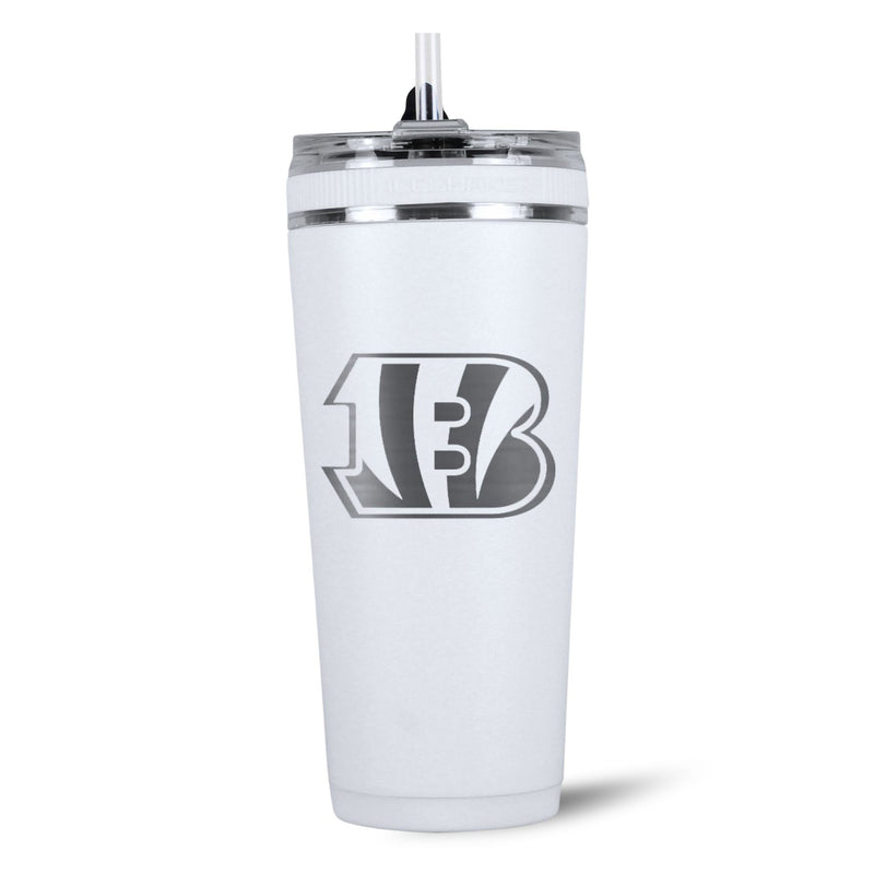 Load image into Gallery viewer, Officially Licensed Cincinnati Bengals 26oz Flex Bottle
