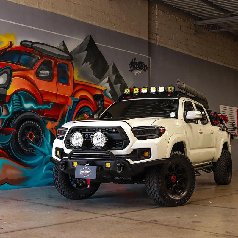 Load image into Gallery viewer, 6Pcs 5 Inch 110W White/Amber LED Pods Lights with Power Harness
