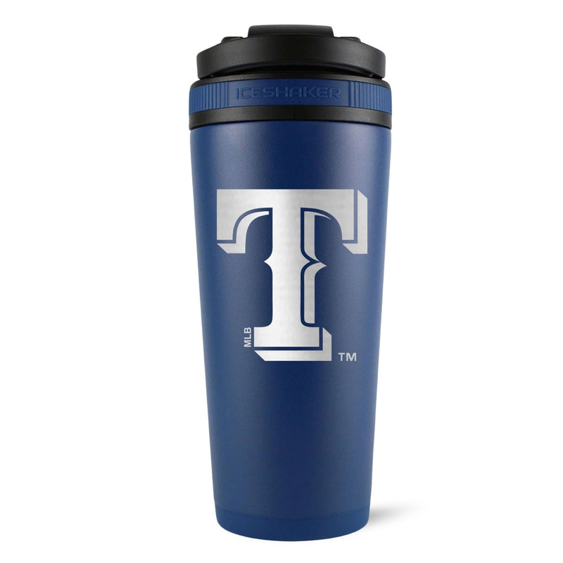 Load image into Gallery viewer, Officially Licensed Texas Rangers 26oz Ice Shaker
