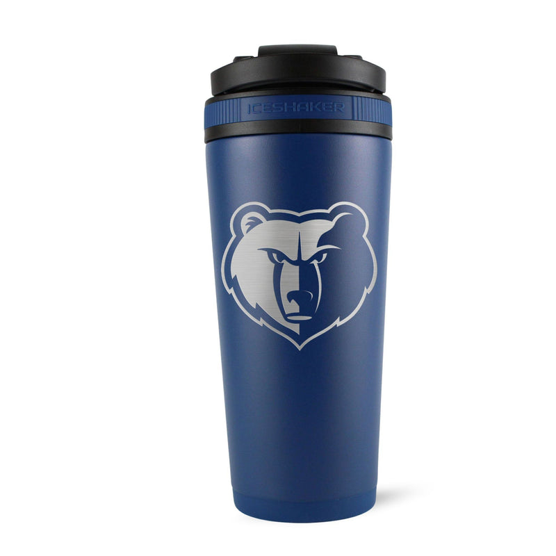 Load image into Gallery viewer, Officially Licensed Memphis Grizzlies 26oz Ice Shaker - Navy
