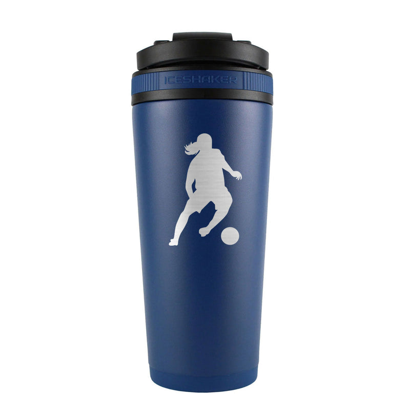 Load image into Gallery viewer, Custom Ronaldinho 26oz Ice Shaker - Navy
