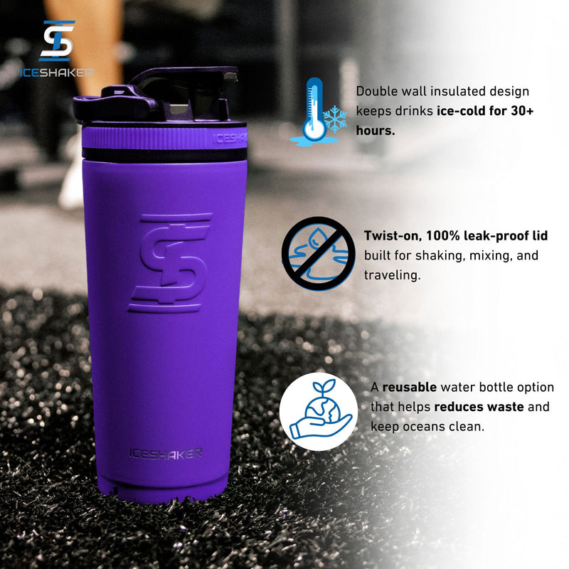 Load image into Gallery viewer, Officially Licensed Colorado Rockies 26oz Ice Shaker
