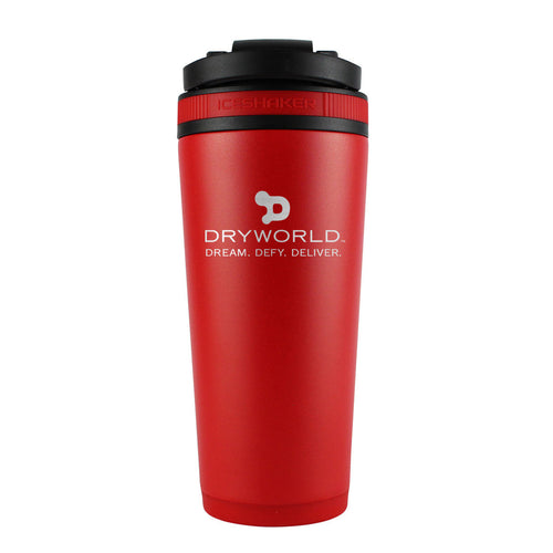 Custom Dryworld 26oz Ice Shaker - Red