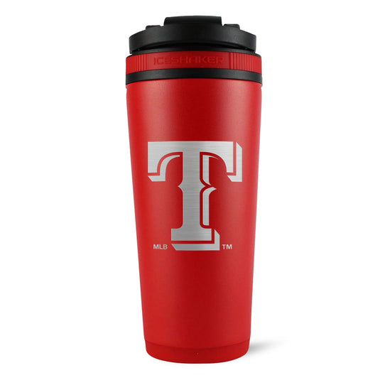Officially Licensed Texas Rangers 26oz Ice Shaker - Red