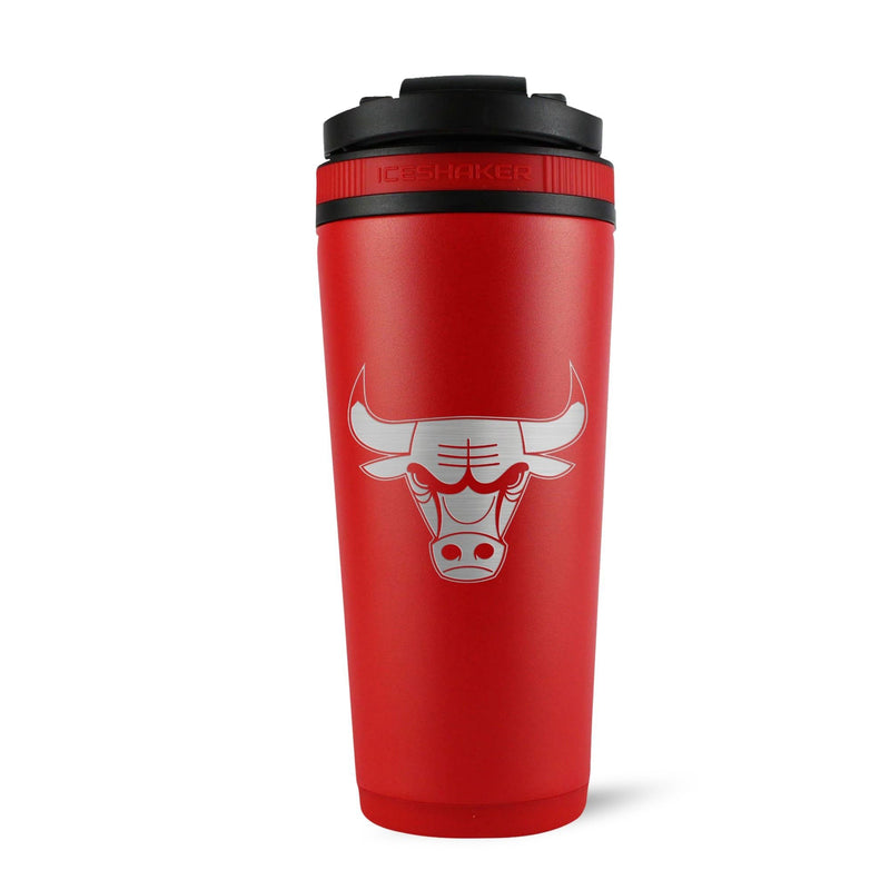 Load image into Gallery viewer, Officially Licensed Chicago Bulls 26oz Ice Shaker - Red
