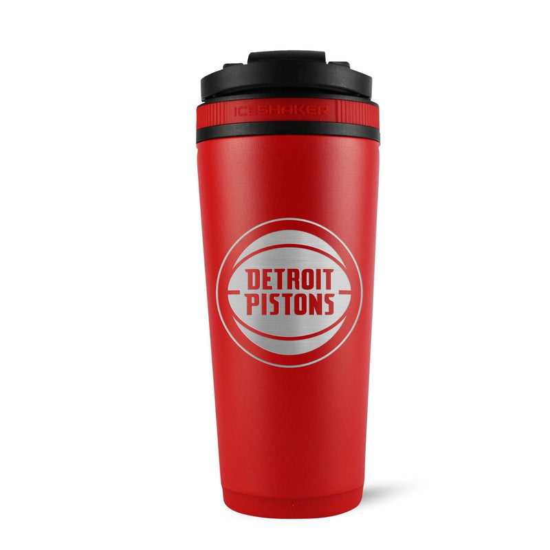 Load image into Gallery viewer, Officially Licensed Detroit Pistons 26oz Ice Shaker - Red
