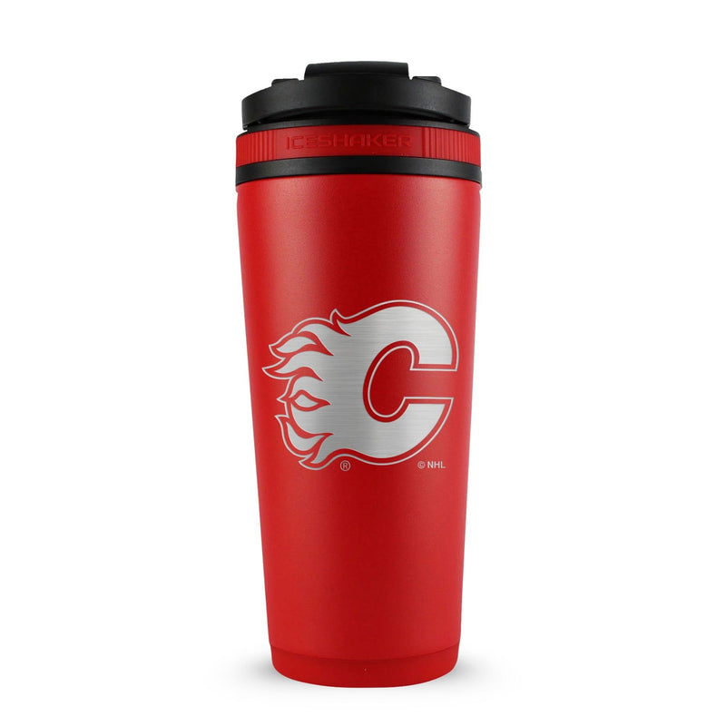 Load image into Gallery viewer, Officially Licensed Calgary Flames 26oz Ice Shaker
