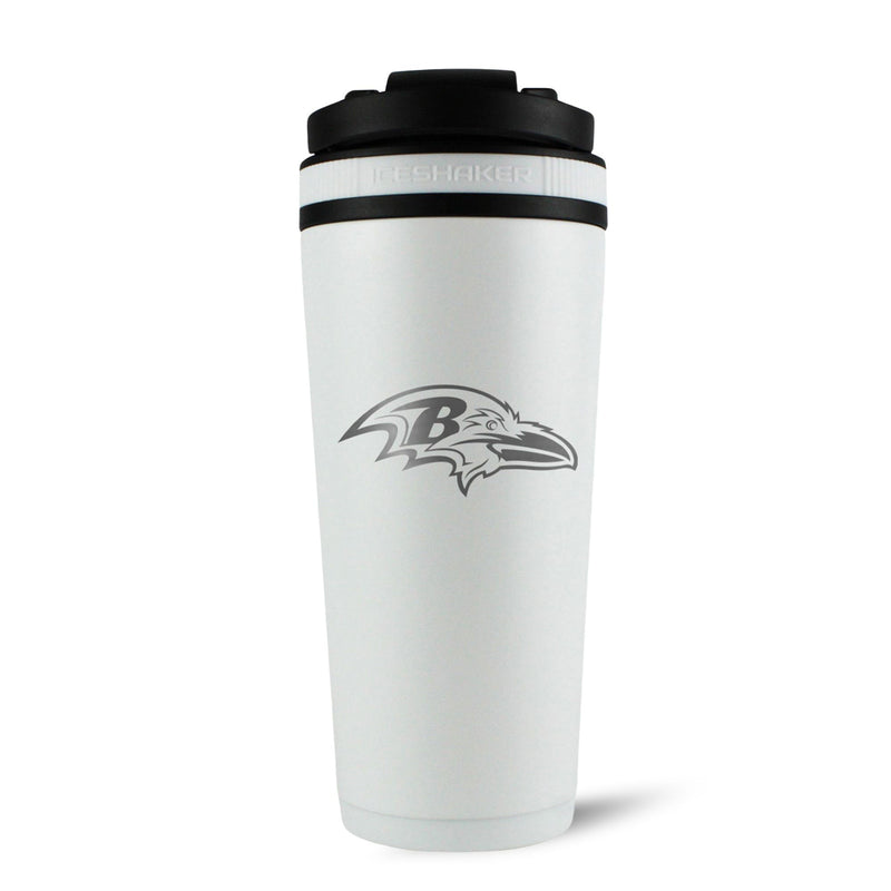 Load image into Gallery viewer, Officially Licensed Baltimore Ravens 26oz Ice Shaker
