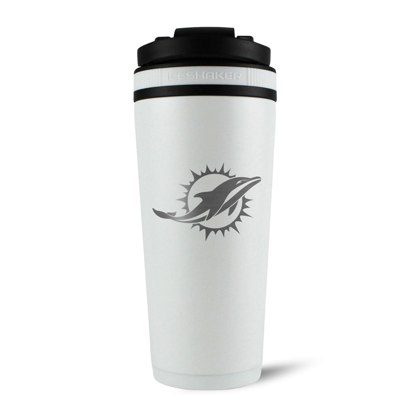 Load image into Gallery viewer, Officially Licensed Miami Dolphins 26oz Ice Shaker
