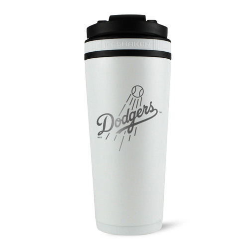 Officially Licensed Los Angeles Dodgers 26oz Ice Shaker - White