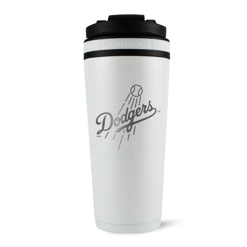 Load image into Gallery viewer, Officially Licensed Los Angeles Dodgers 26oz Ice Shaker - White
