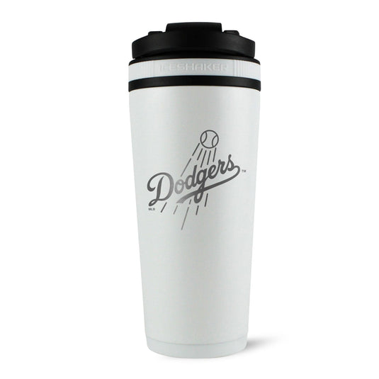 Officially Licensed Los Angeles Dodgers 26oz Ice Shaker - White