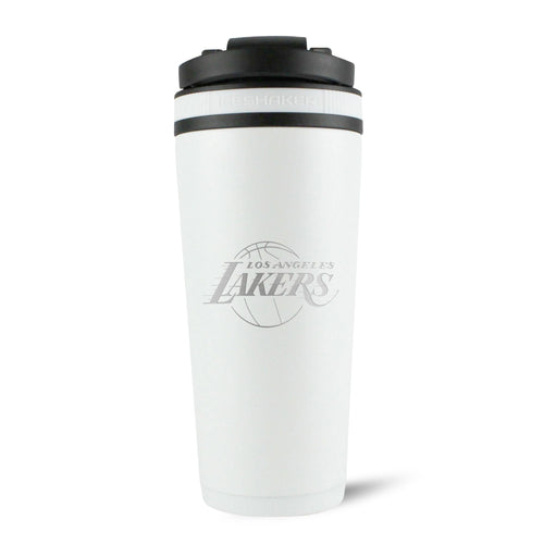 Officially Licensed Los Angeles Lakers 26oz Ice Shaker - White