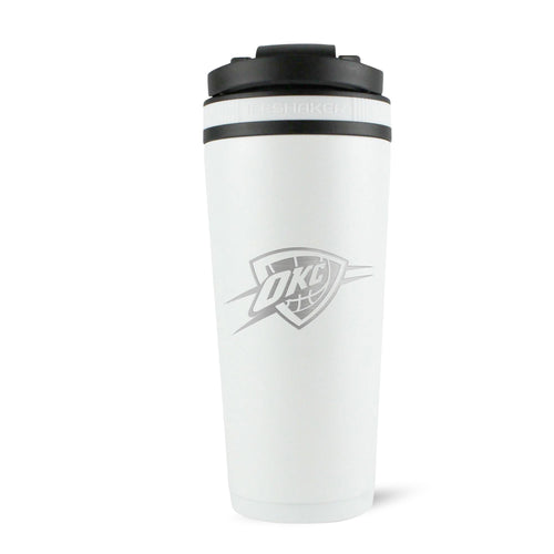 Officially Licensed Oklahoma City Thunder 26oz Ice Shaker - White