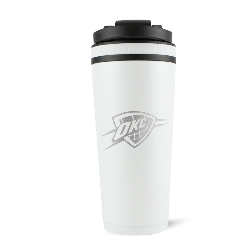 Load image into Gallery viewer, Officially Licensed Oklahoma City Thunder 26oz Ice Shaker - White
