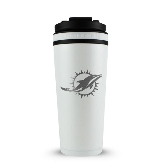 Officially Licensed Miami Dolphins 26oz Ice Shaker