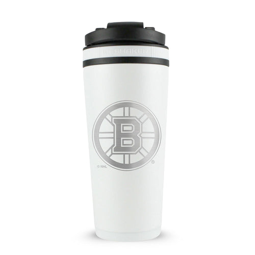 Officially Licensed Boston Bruins 26oz Ice Shaker - White