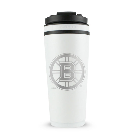 Officially Licensed Boston Bruins 26oz Ice Shaker - White