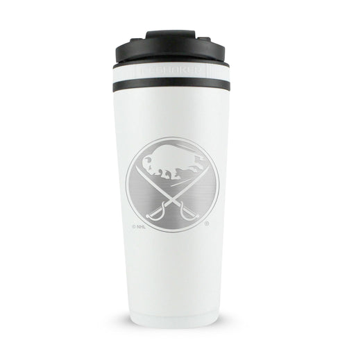 Officially Licensed Buffalo Sabres 26oz Ice Shaker - White