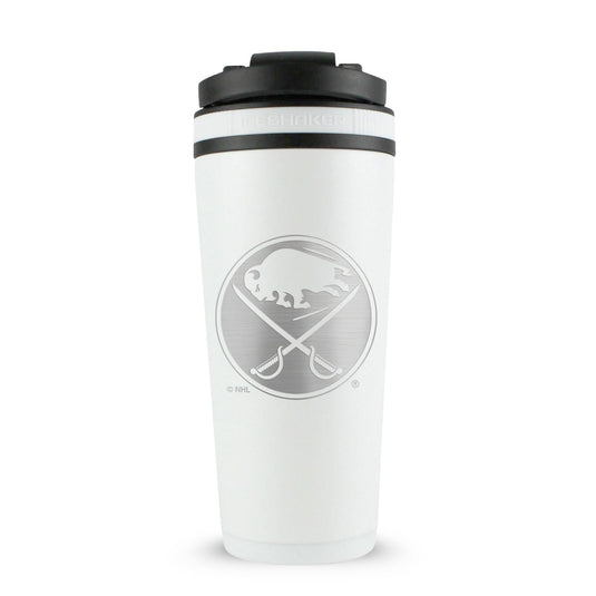 Officially Licensed Buffalo Sabres 26oz Ice Shaker - White