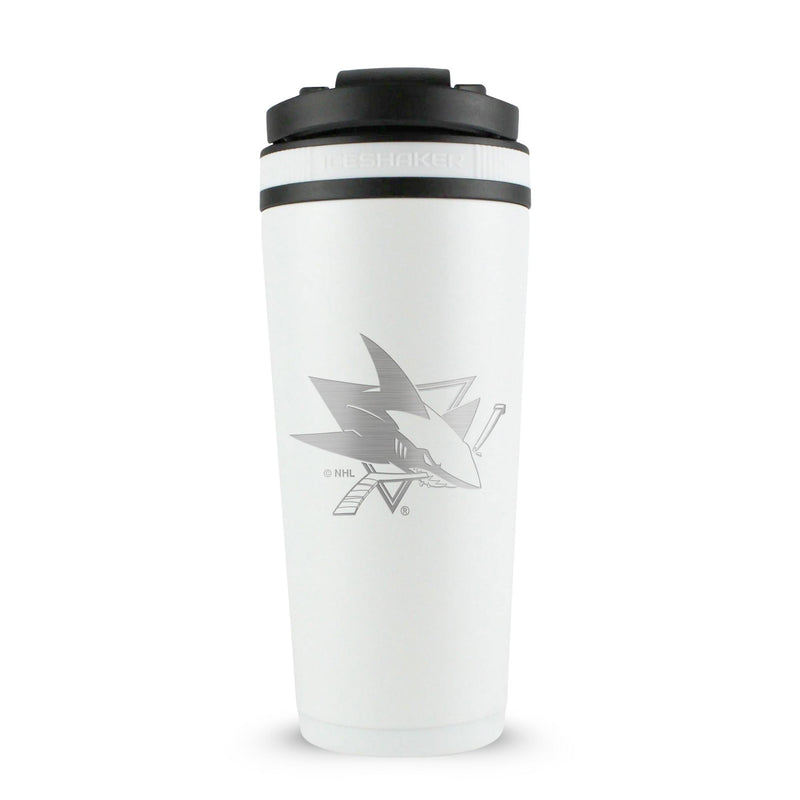 Load image into Gallery viewer, Officially Licensed San Jose Sharks 26oz Ice Shaker
