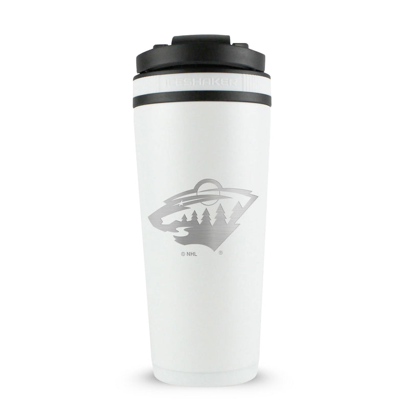 Load image into Gallery viewer, Officially Licensed Minnesota Wild 26oz Ice Shaker
