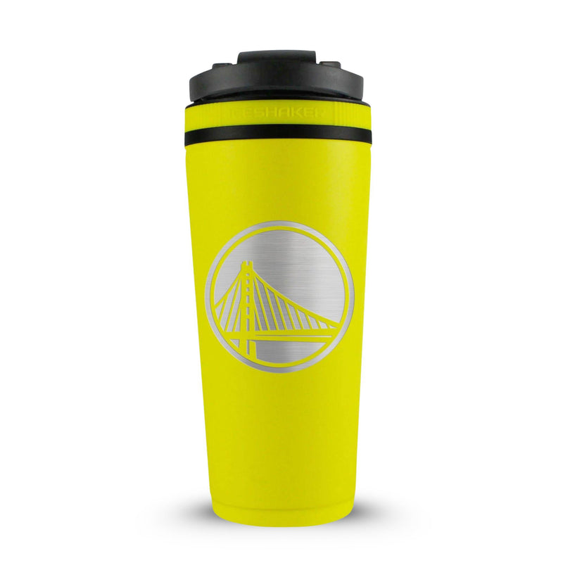 Load image into Gallery viewer, Officially Licensed Golden State Warriors 26oz Ice Shaker - Yellow
