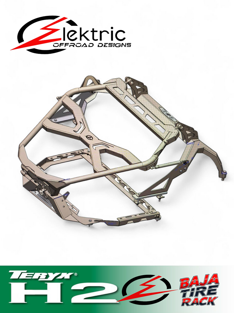 Load image into Gallery viewer, 2026+ Kawasaki Teryx H2 Volt Baja Tire Rack
