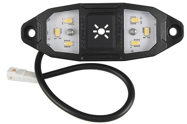 Load image into Gallery viewer, Dome Light With Billet Screw In Mount For 1.75” Tube
