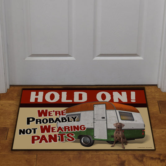 Door Mat Rubber 26in x 17in-Pants