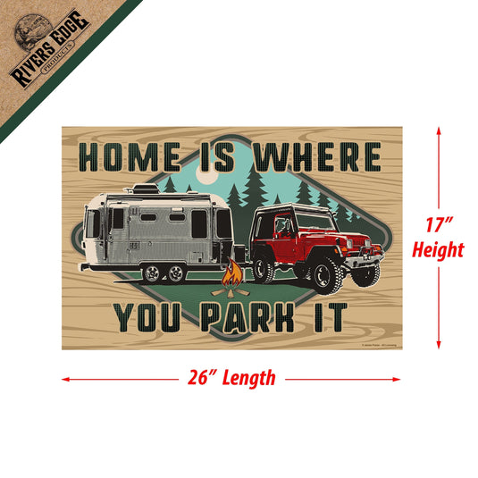 Door Mat Rubber 26in x 17in-Home Park