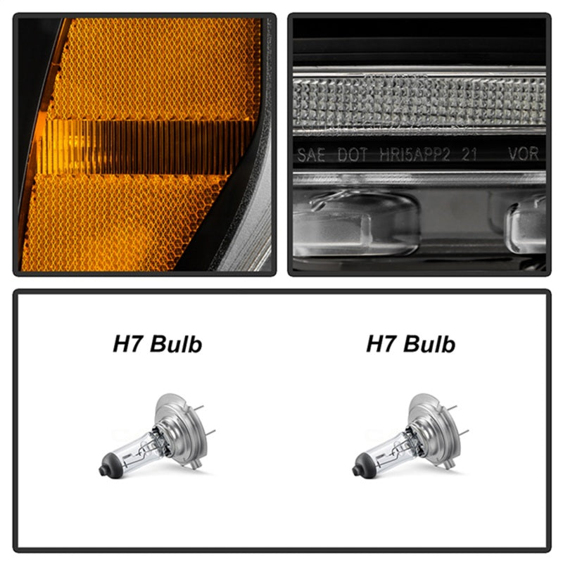 Load image into Gallery viewer, Spyder Signature 20-21 Ford F150(Halogen Model) Proj. Headlights - Black(PRO-YD-FF15021HALSI-SEQ-BK)

