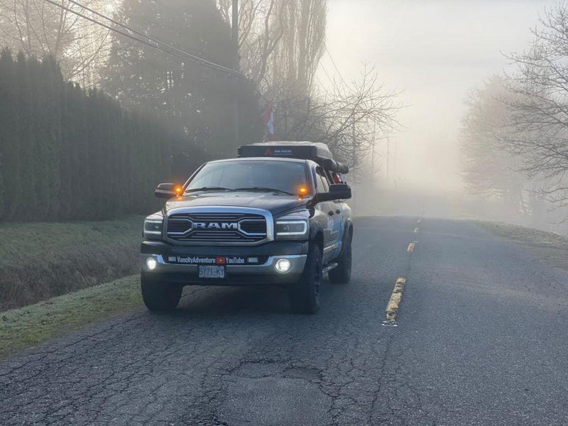 Load image into Gallery viewer, (2pcs/set) 3 inch 6 Modes White&amp;Amber LED Square Light Pod Working Lights with Wiring Harness for SUV ATV UTV Trucks Pickup Boat
