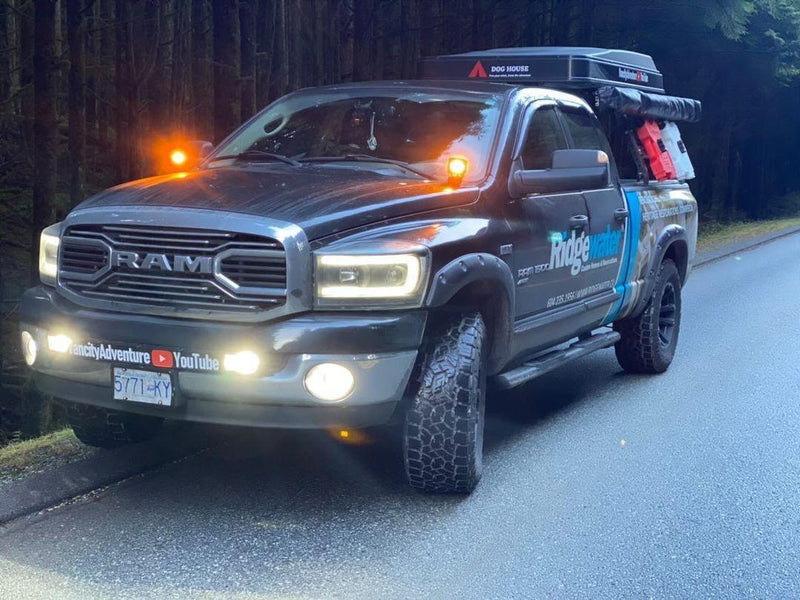 Load image into Gallery viewer, (2pcs/set) 3 inch 6 Modes White&amp;Amber LED Square Light Pod Working Lights with Wiring Harness for SUV ATV UTV Trucks Pickup Boat
