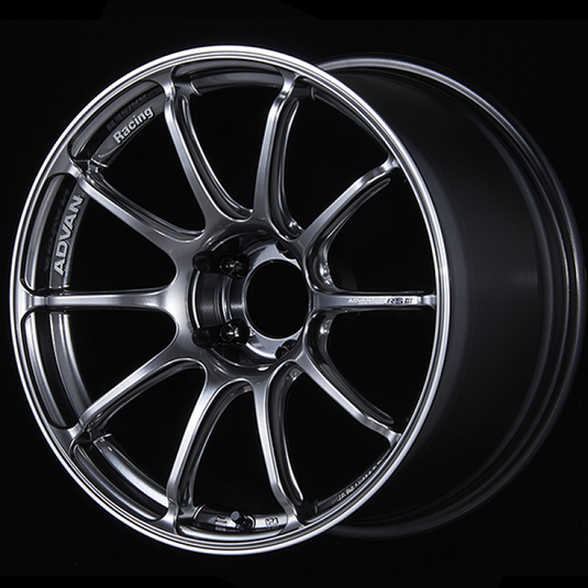 Advan RSIII 19x8.5 / +38 Offset / 5x114.3 / 73mm Bore / Racing Hyper Black and Ring YA39H38EHBR