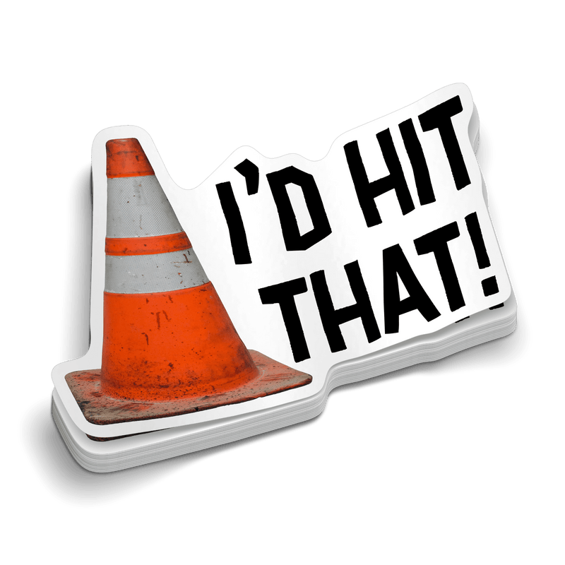 Load image into Gallery viewer, I'd Hit That  -  Hard Hat Decal
