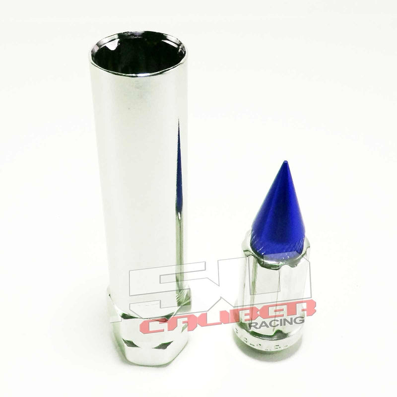Load image into Gallery viewer, 10 x 1.25 mm Spiked Lug nuts Chrome - 16 Pack
