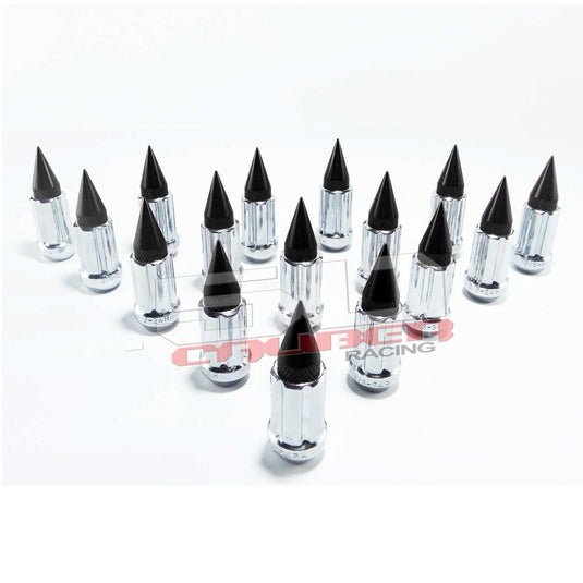 12 x 1.25 mm Chrome Spiked Lug Nuts - 16 Pack
